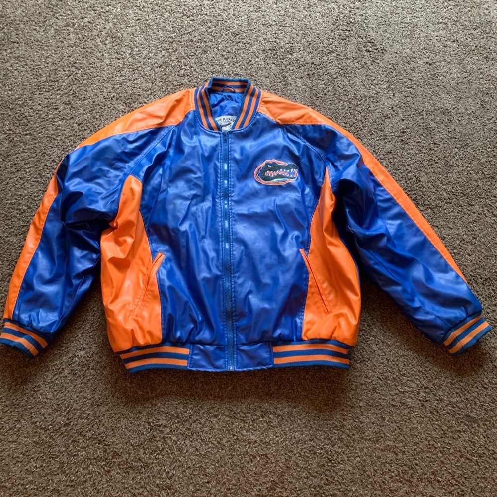 Steve and Barry’s leather dolphin jacket